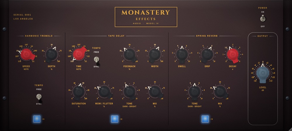 Monastery Effects faceplate